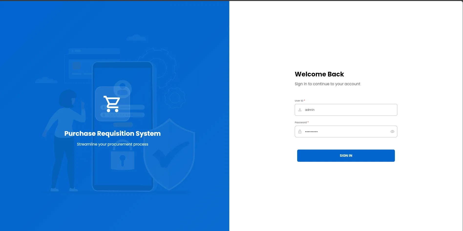 Centralise Purchase Requisition Portal